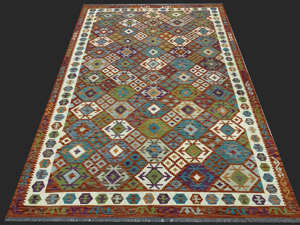 Afghan Flatweave Kilim 294x208cm