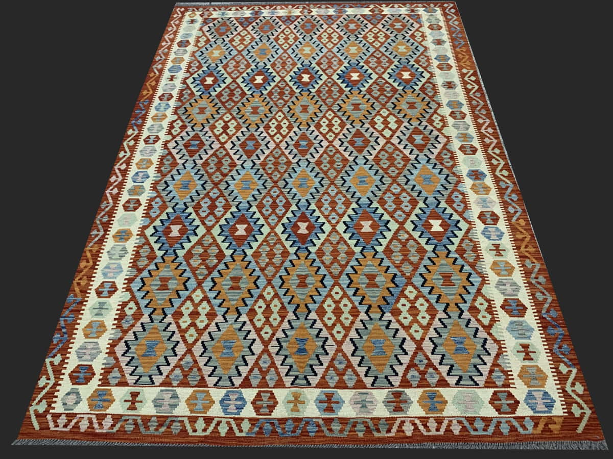 Afghan Flatweave Kilim 299x203cm