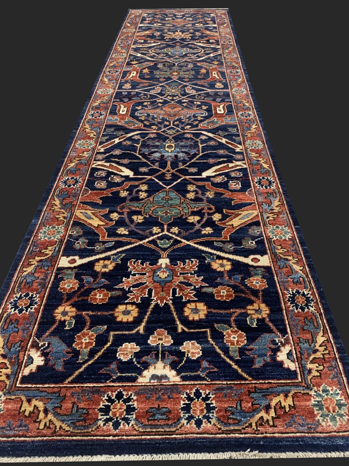 Afghan Turkaman Runner 307x79cm