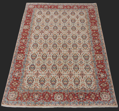 Afghan Turkaman weave, 19th-Century Mogul inspired 255x168cm | Rug# 26193