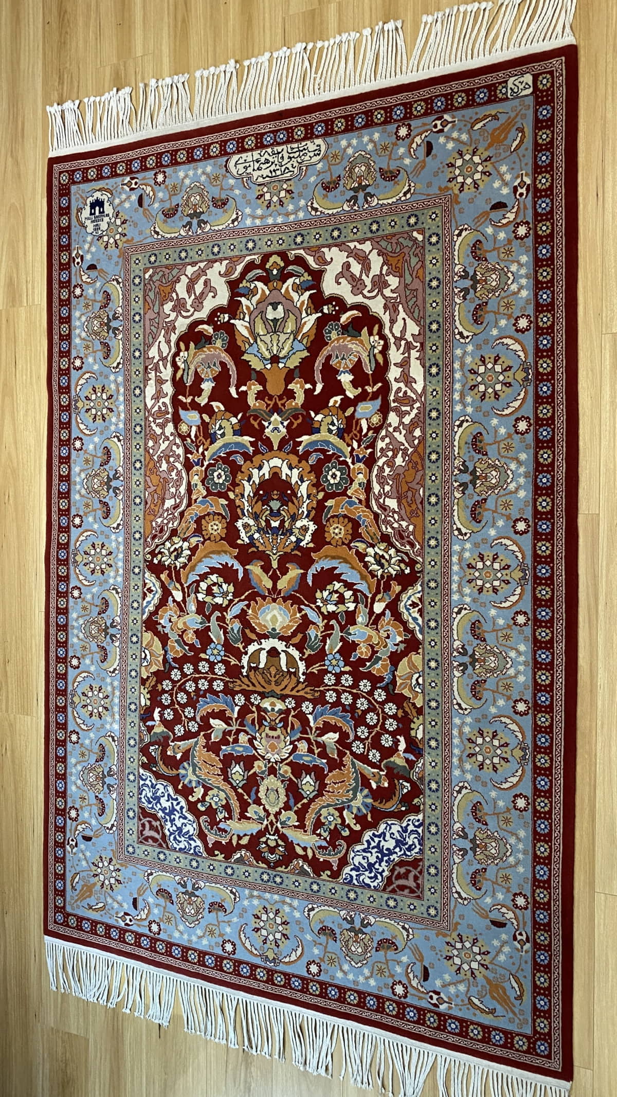 Hand-knotted Turkish Rug-Hereke 230x150cm | Rug# 26207