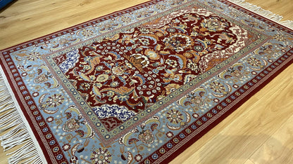 Hand-knotted Turkish Rug-Hereke 230x150cm | Rug# 26207