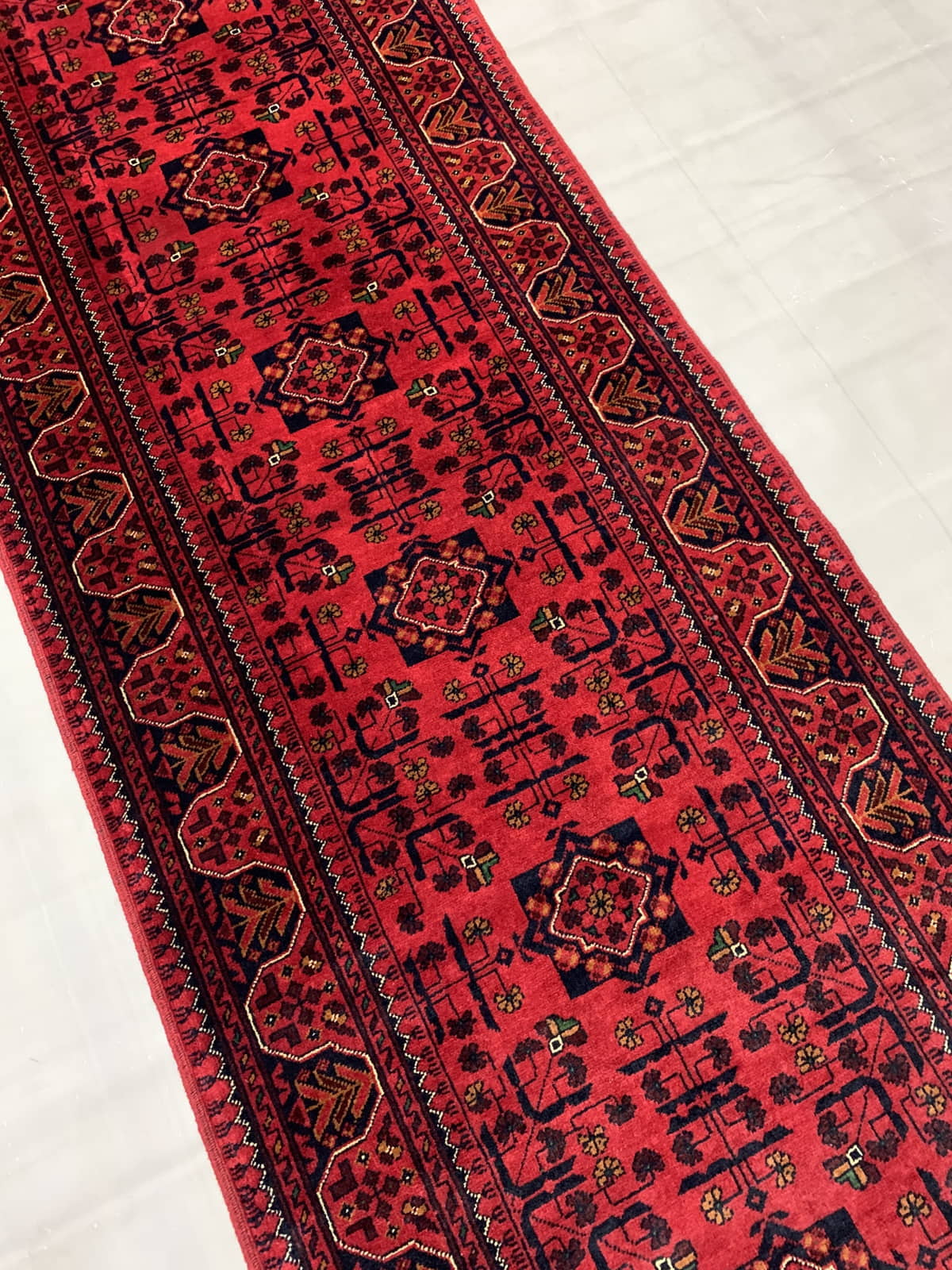 Ersari Turkaman Runner 345x82cm | Rug# 26236