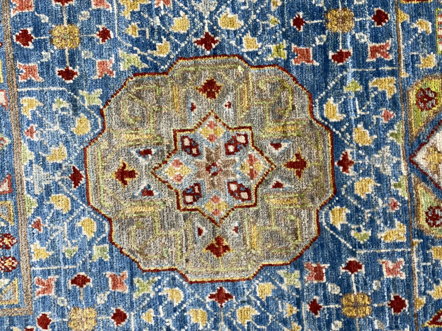 Afghan Turkmen weave rug, 15th c  Mamluk-Inspired, 302x248 cm | Rug# 26240