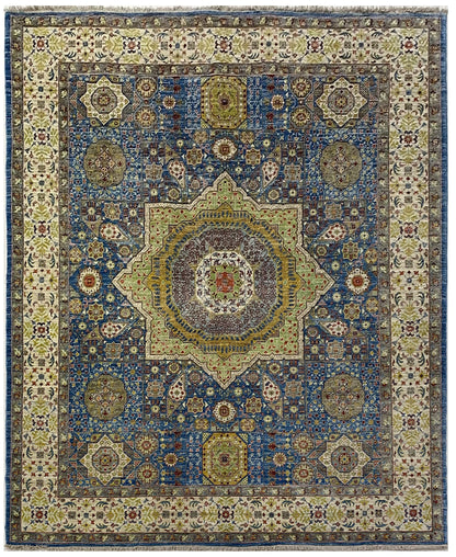 Afghan Turkmen weave rug, 15th c  Mamluk-Inspired, 302x248 cm | Rug# 26240