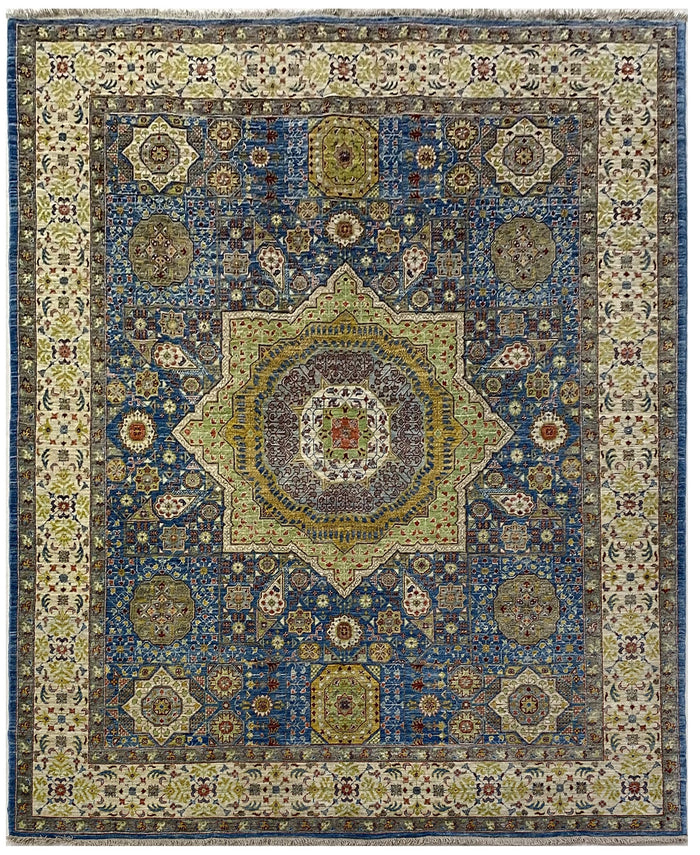 Afghan Turkmen weave rug, 15th c  Mamluk-Inspired, 302x248 cm | Rug# 26240