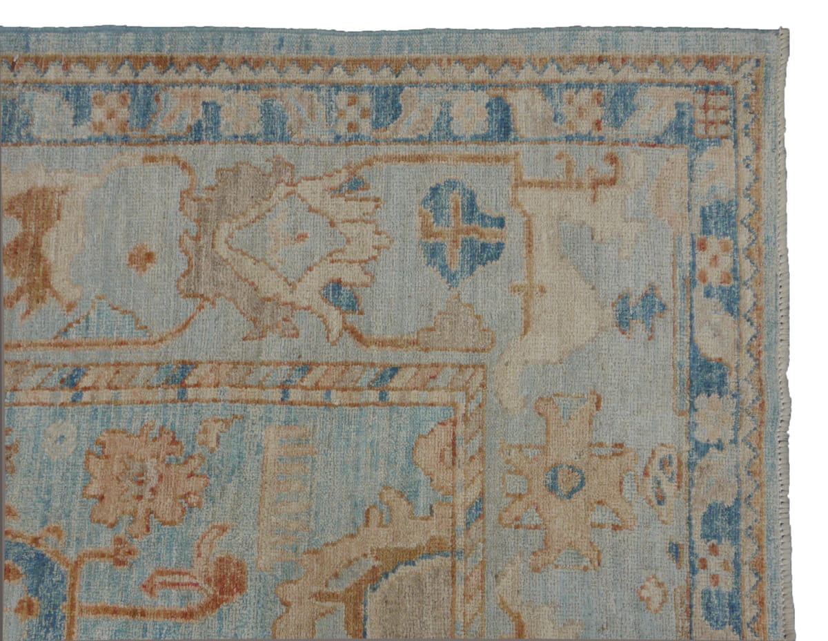 Afghan Turkaman Oushak 307x247cm | Rug# 26245