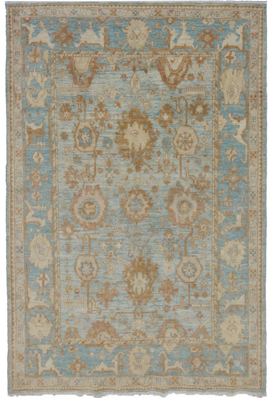 Oushak Design Inspired 227x146cm | Rug# 26247