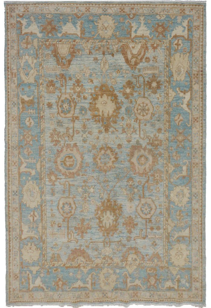 Oushak Design Inspired 227x146cm | Rug# 26247