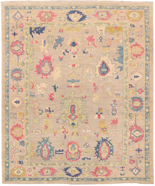 Oushak Designer Rug 299x250cm