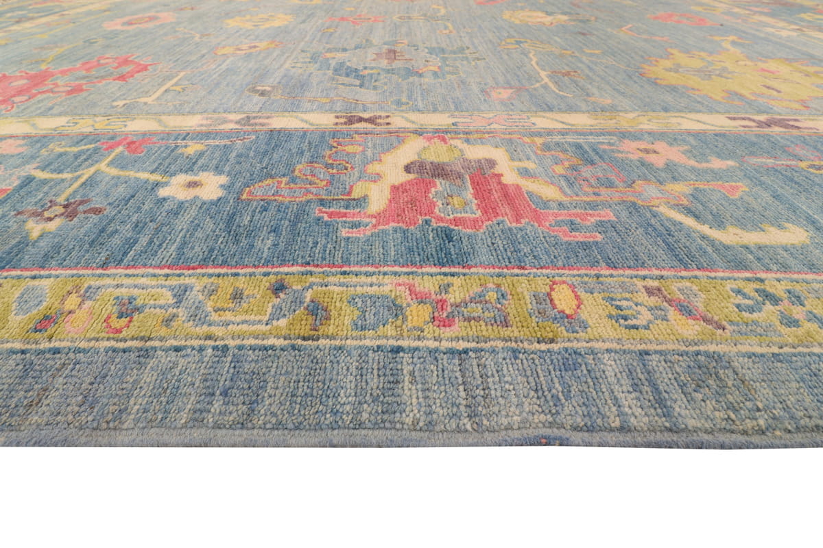 Antique Oushak inspired 296x255cm | Rug# 26292