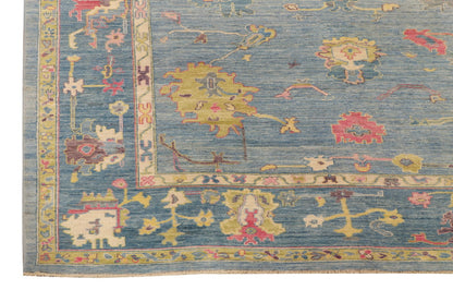 Antique Oushak inspired 296x255cm | Rug# 26292