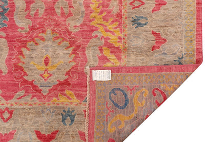 Oushak designer rug 298x249cm | Rug# 26293