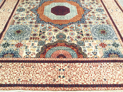 Afghan Turkaman Weave, Mamluk design 293x241cm | Rug# 26307