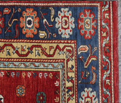 Chechen weave Uzbek, Ancient Turkish Prayer-Rug design, 197x153cm | Rug# 26329