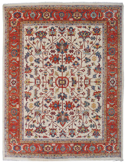 Afghan Turkaman weave, 19th century Sultanabad design 303x238cm | Rug# 26346