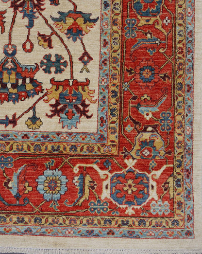 Afghan Turkaman weave, 19th century Sultanabad design 303x238cm | Rug# 26346