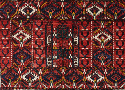 Hatchli Turkaman 186x121cm | Rug# 26352