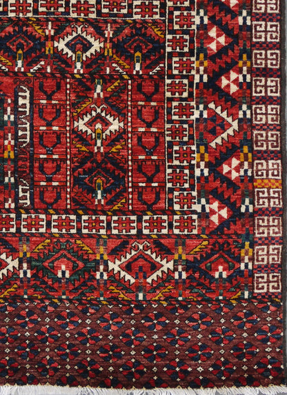Hatchli Rug Hatchli Turkaman 186x121cm | Rug# 26352