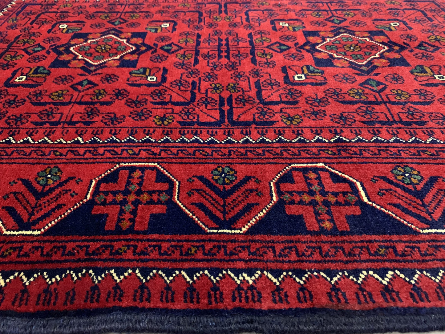 Afghan Ersari Turkaman 127x85cm | Rug# 26397