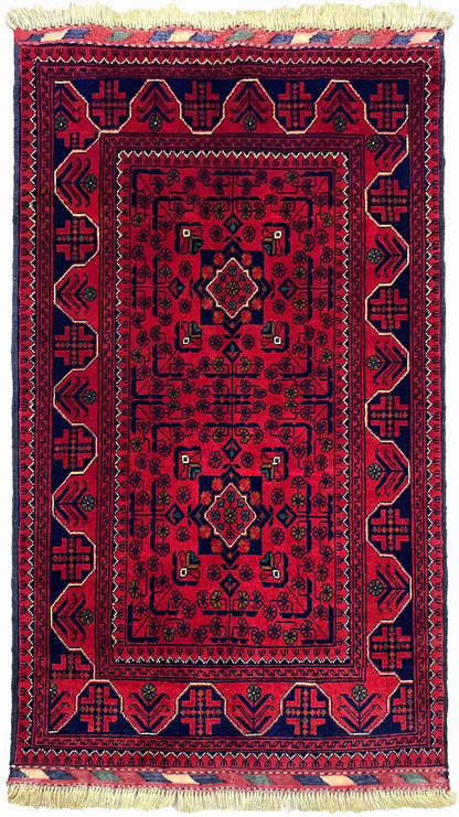 Afghan Ersari Turkaman 127x85cm | Rug# 26397