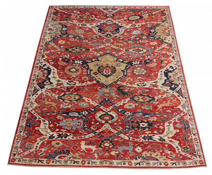 Ottoman Ushak Inspired 347x275cm | Rug# 26427