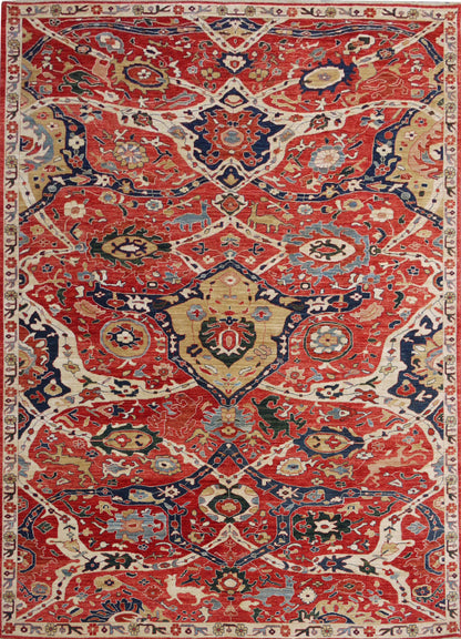 Ottoman Ushak Inspired 347x275cm | Rug# 26427