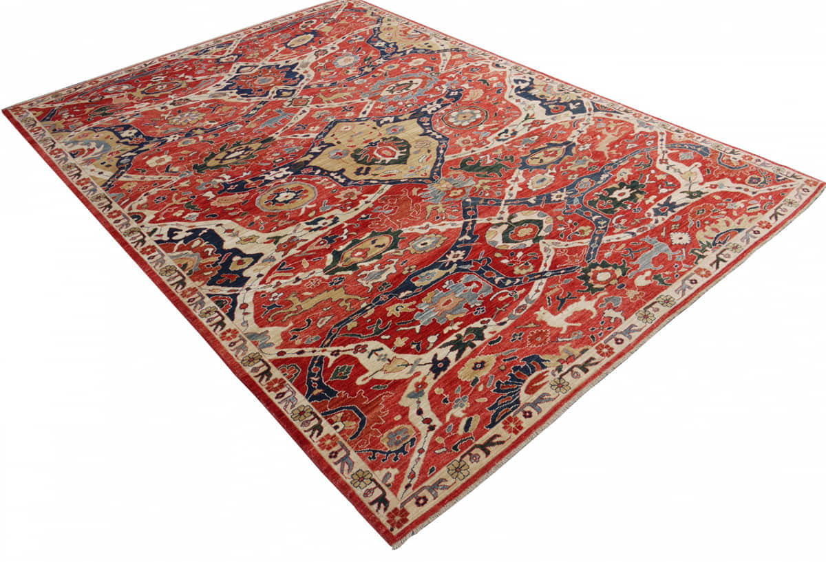 Ottoman Ushak Inspired 347x275cm | Rug# 26427