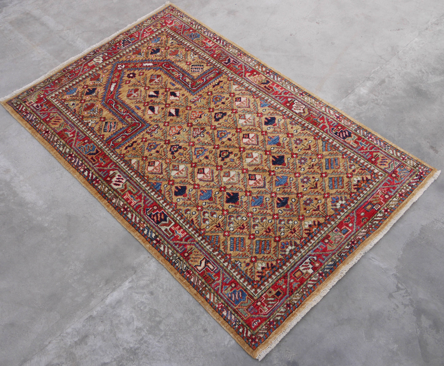 Afghan Turkaman weave 145x88cm | Rug# 26451