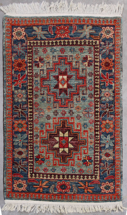 Afghanistan Turkaman Weave in Caucasian design 132x84cm | Rug# 26455