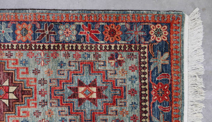 Afghanistan Turkaman Weave in Caucasian design 132x84cm | Rug# 26455