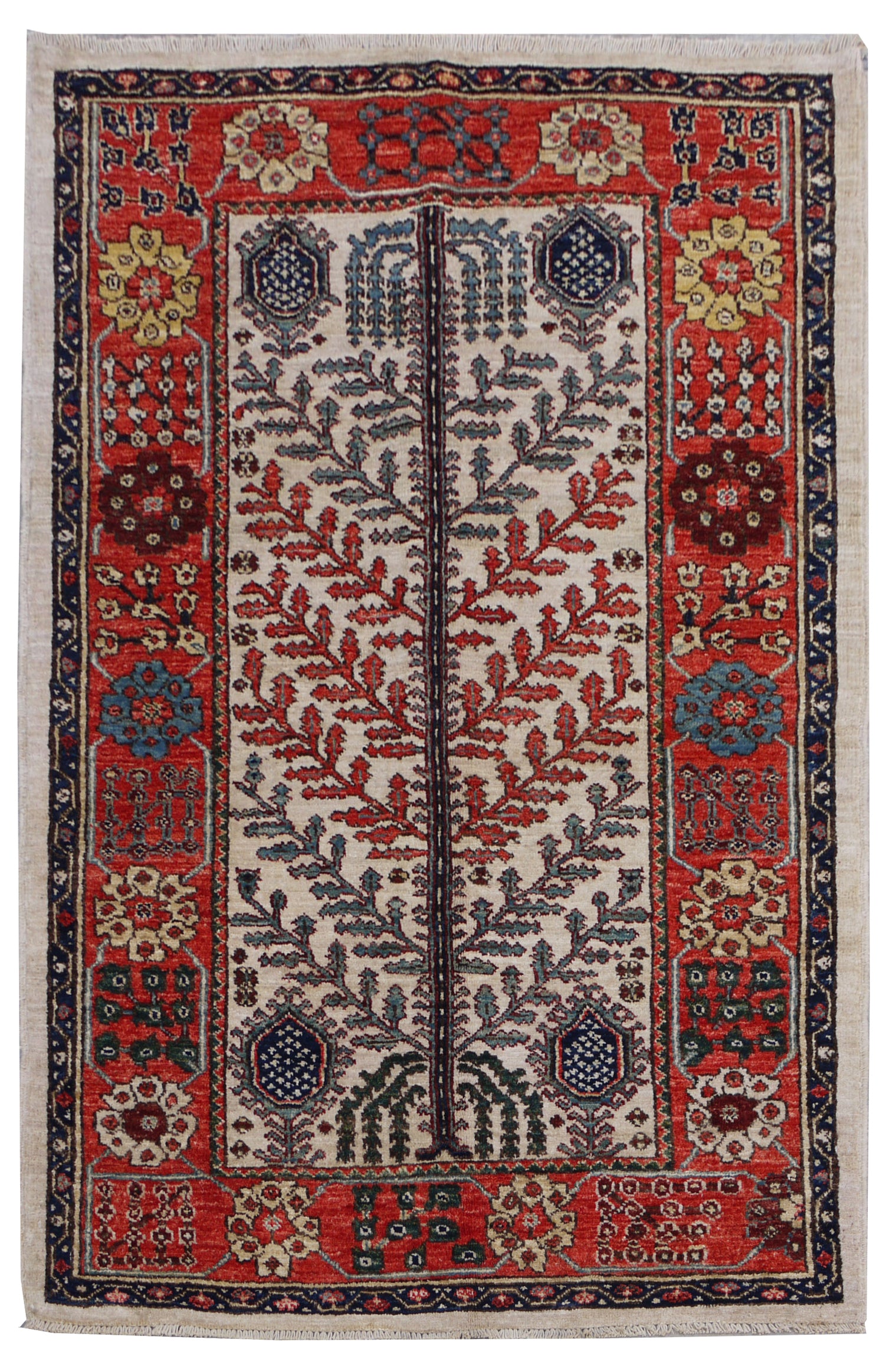 Afghan Turkaman Caucasian-Garden 150x92cm