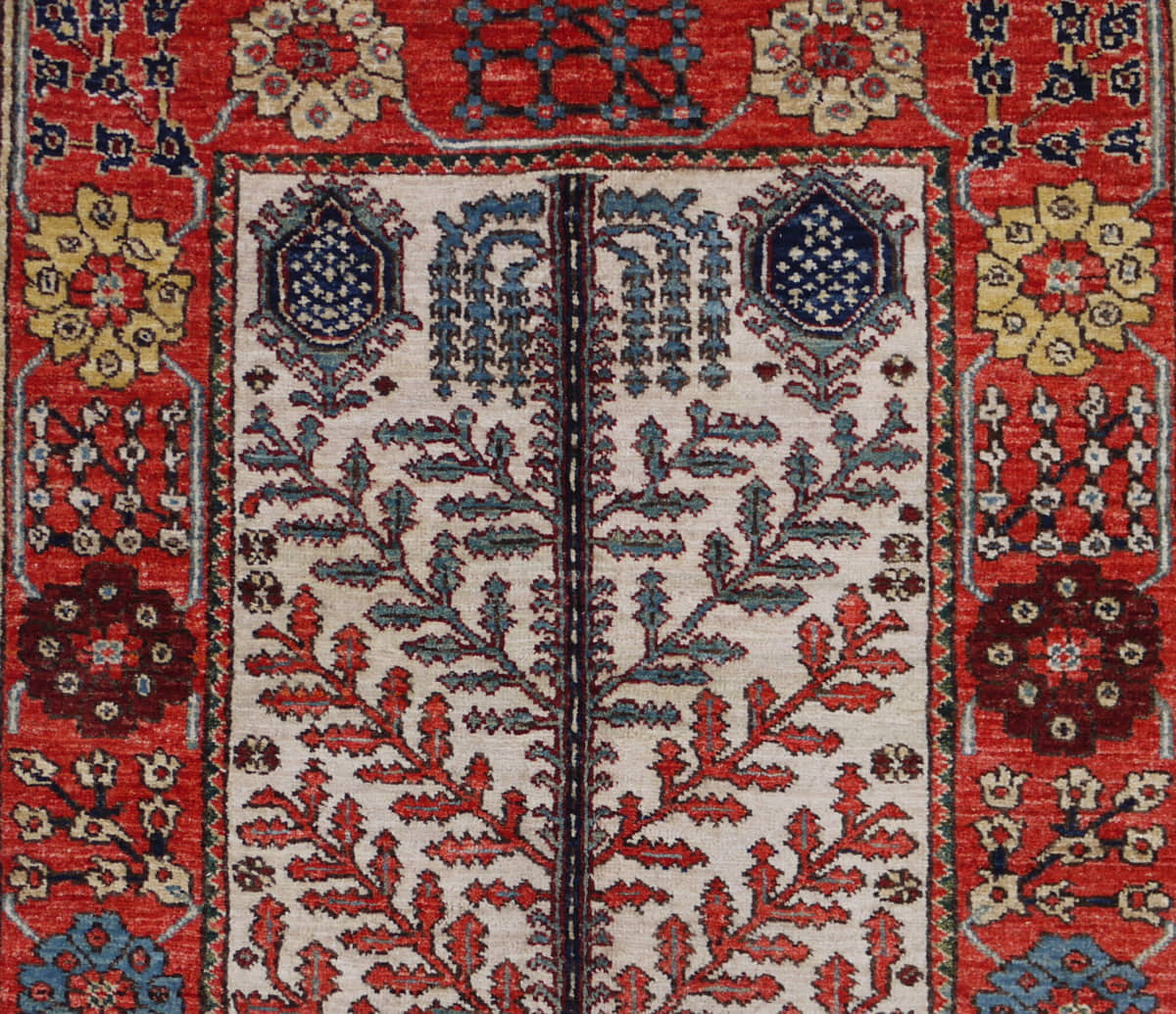 Afghan Turkaman Caucasian-Garden 150x92cm | Rug# 26462