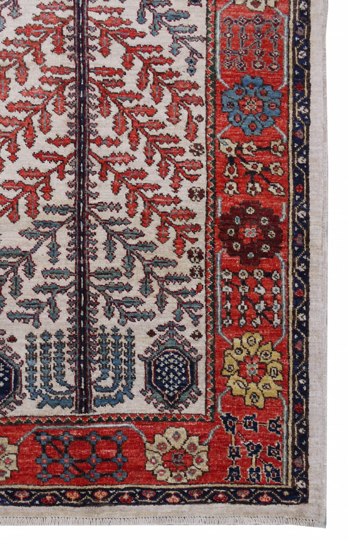 Afghan Turkaman Caucasian-Garden 150x92cm | Rug# 26462