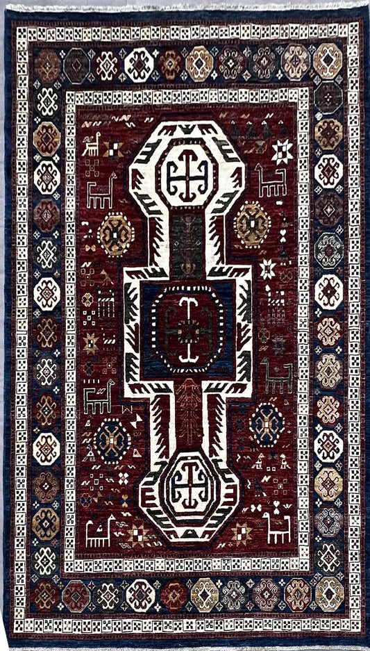 Afghan Turkaman Weave 230x166cm | Rug# 26480