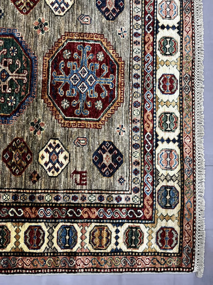 Afghan Chechen Weave 196x127cm | Rug# 26484