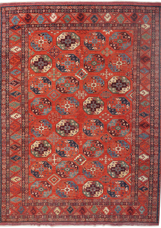 Afghan Turkman weave 421x305cm | Rug# 26509