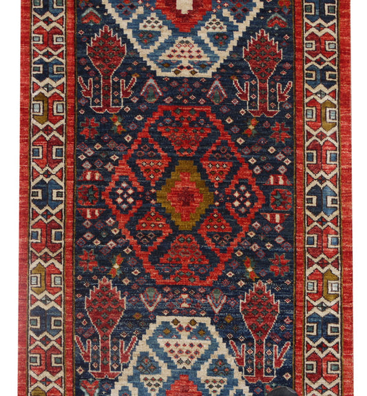 Afghan Turkman Runner 422x84cm | Rug# 26518