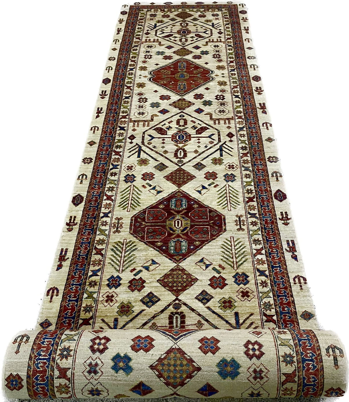 Afghan Turkaman Runner 575x97cm