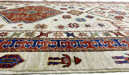 Custom-Made Afghan Turkaman Hall-Runner 575x97cm | Rug# 26552