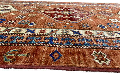 Custom-Made Afghan Turkaman weave Hall-Runner 578x97cm | Rug# 26558