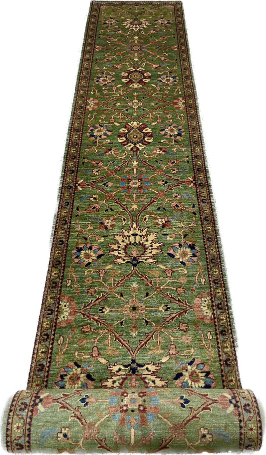 Afghan Turkaman Runner 662x81cm | Rug# 26559