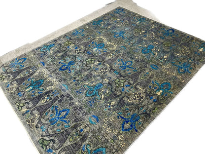 Afghan Turkaman weave, Transitional classic design 349x270cm | Rug# 26562