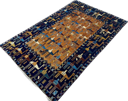 Afghan Turkaman weave 271x181cm | Rug# 26575