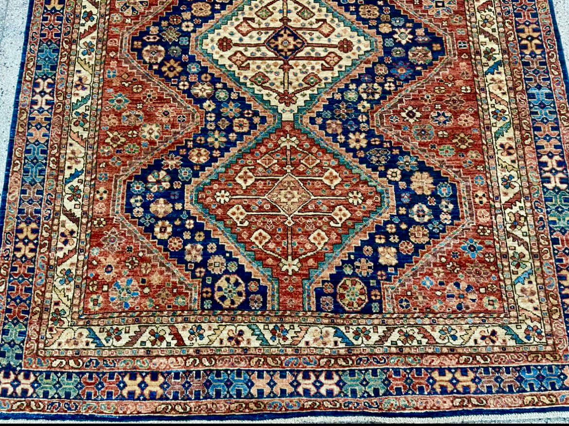 Afghan Turkaman weave 198x152cm | Rug# 26579