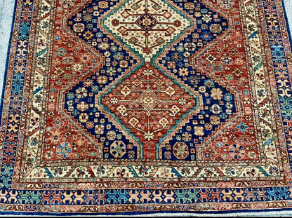 Afghan Turkaman weave 198x152cm | Rug# 26579