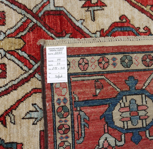 Afghan Turkaman weave 368x272cm | Rug# 26587