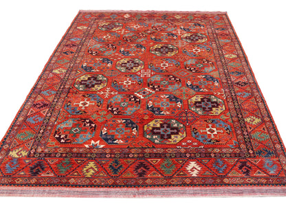 Afghan Turkaman weave, Temirdshin design 356x270cm | Rug# 26591