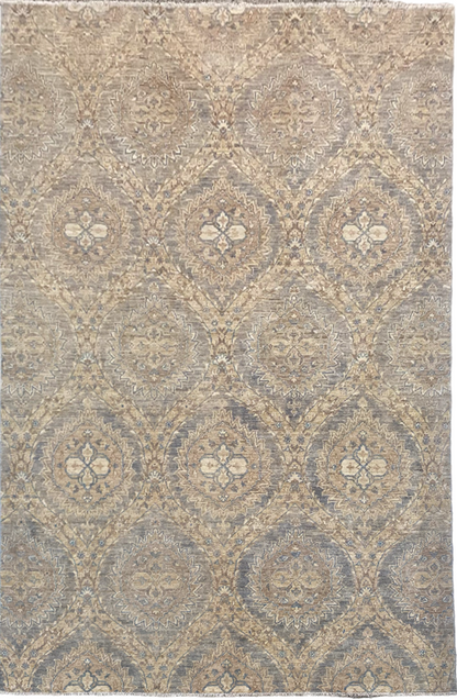 Afghan Turkaman weave, 16th century Isfehan motif 276x184cm | Rug# 26644