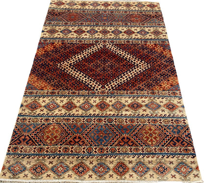 Afghan Turkaman weave 203x137cm | Rug# 26653